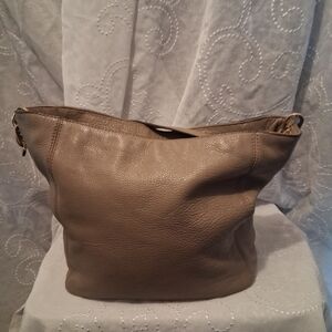 Michael Kors Tan Soft Leather Hobo Bag